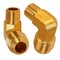 Everflow 5/8 Flare x 1/2 MIP Reducing 90 Degree Elbow Pipe Fitting, Brass F49R-5812 - alternate 5